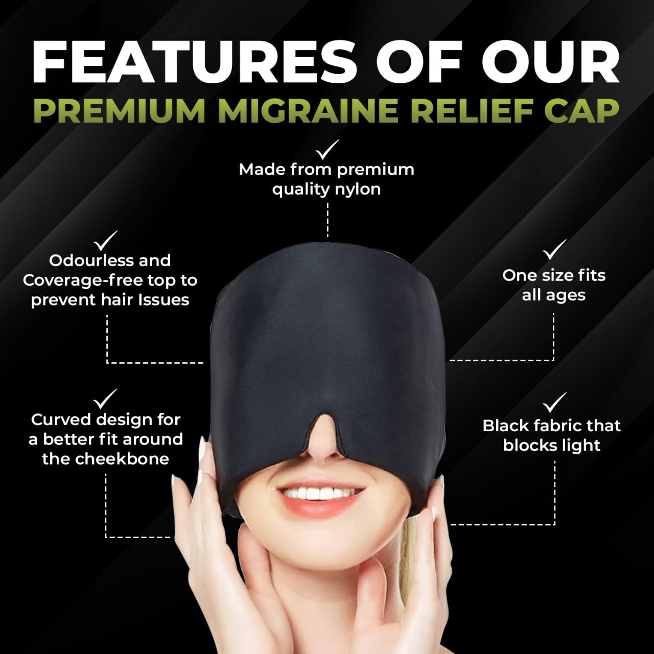 Migraine Relief Cap